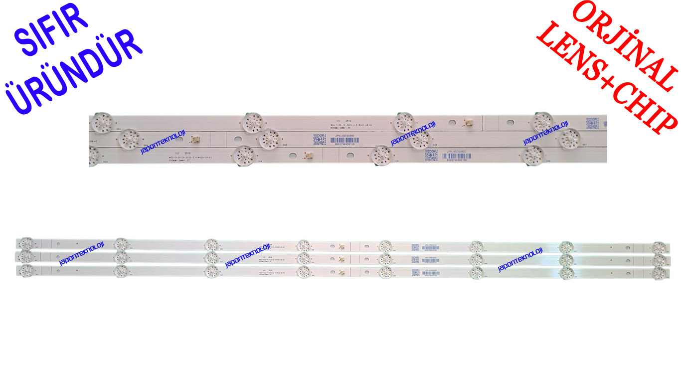 DIJITSU, 43DS9800, LED BAR, BACKLIGHT, MSG-T430-TA-3030-2.6-WS05-08-A2 , 308054301DMS0001