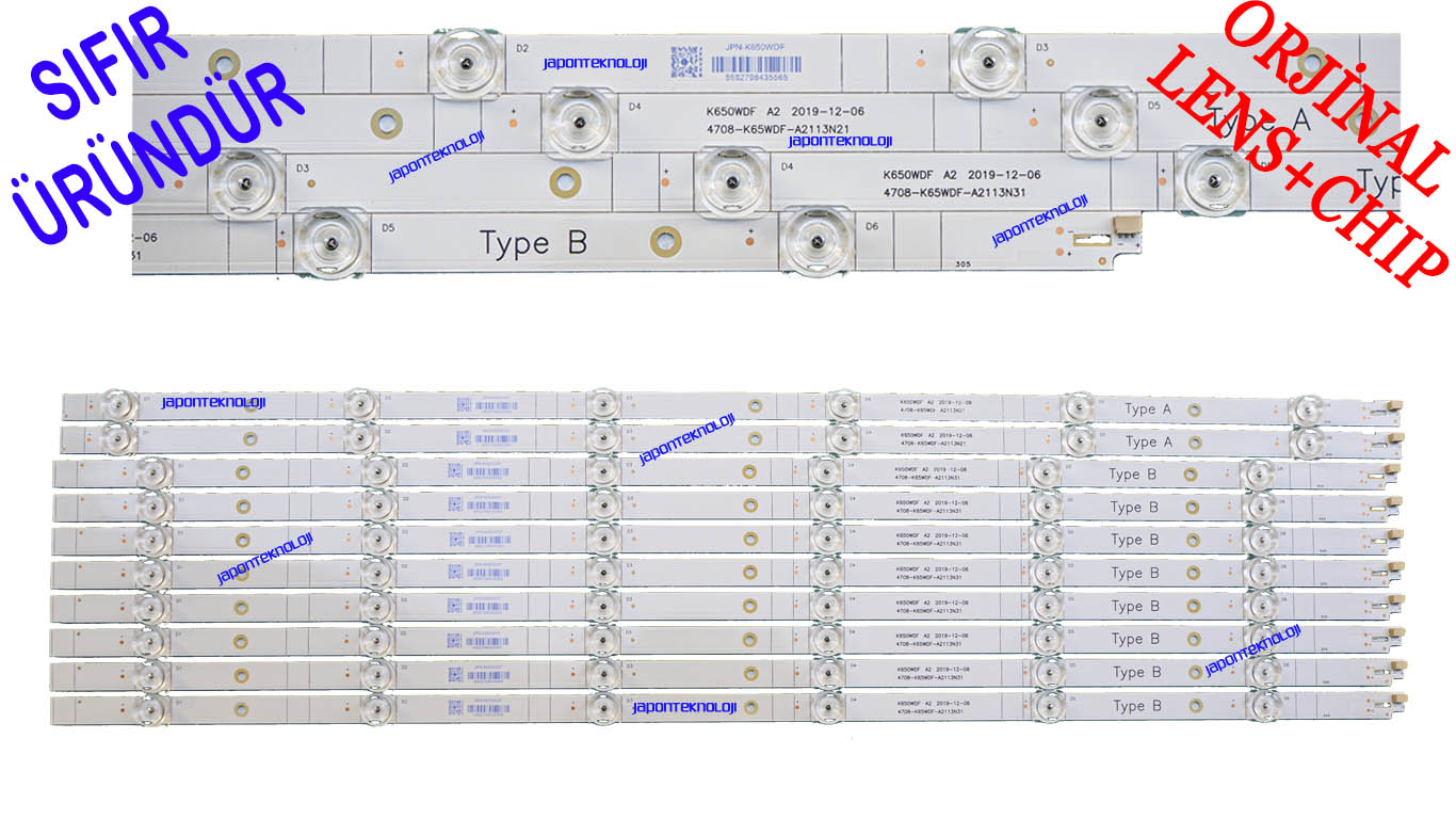 DIJITSU,%2065DS8800,%20LED%20BAR,%20BACKLIGHT,%20PANEL%20LEDLERİ,%20K650WDF%20A2%204708-K65WDF-A2113N31%20TYPEB,%20K650WDF%20A2%204708-K65WDF-A2113N31%20TYPEA,%20OTECH,%20BSE65-LX/MTR