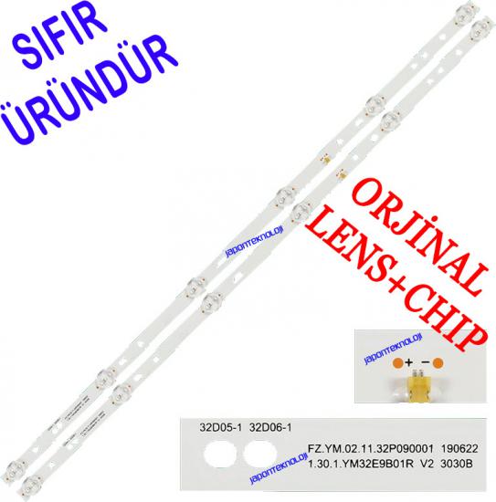 TELENOVA, 32D4001 LED BAR, BACKLIGHT, SJ.YM.D3200601-3030ES-M, TELENOVA PANEL LEDLERİ