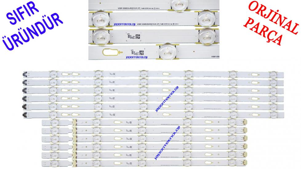 SAMSUNG  UE55J6370 LED BAR, V5DF-550DCA-R2, V5DF-550DCB-R2, BN96-34787A, BN96-34788A LED BAR BACKLIGHT, CY-WJ055CGLV1H