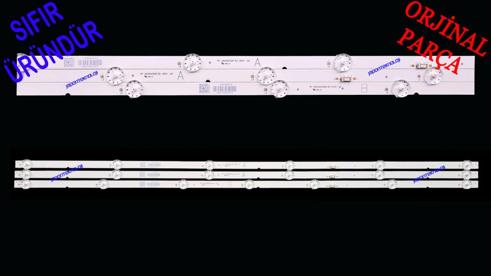 ARÇELİK, A43C685A, A43K692G, BEKO, B43C685A, B43K692G, GRUNDIG, 43GGF6950B, 43GGF6930B, LED BAR, RF-AZ430036AF30-0601 , RF-AZ430036AF30-0701, SDL430FY(LD0-J02)