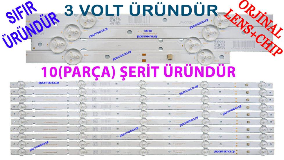 ONVO, OV55350, NORDMENDE, NM55350, LED BAR, BACKLIGHT, OV55-9000, MORİO MR55850 LED BAR, CY55D05-ZC62AG-02, 303CY550033, CY-55DN-2W-15V-33MA, HV550QUB-F84, 3VOLT