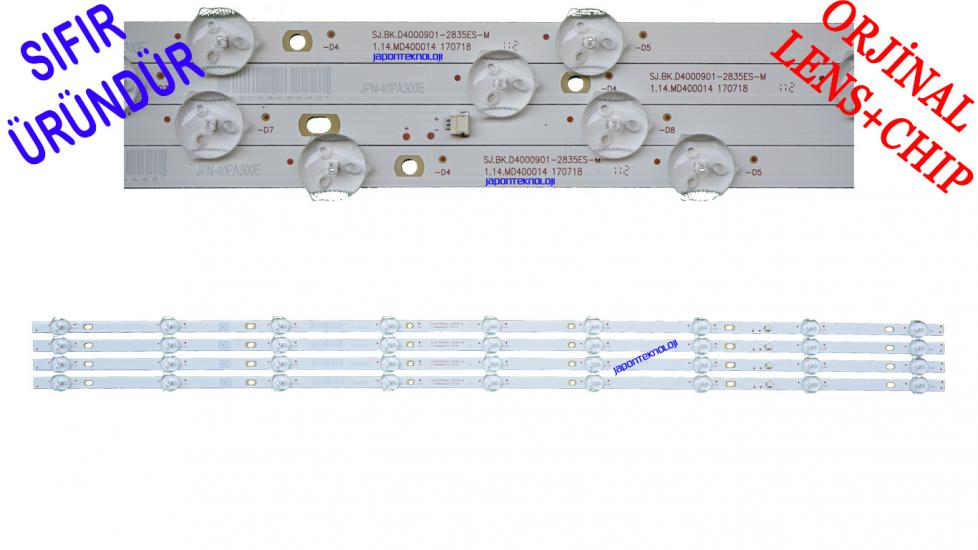 PROFİLO, 40PA300E, LED BAR, BACKLIGHT, PANEL LEDLERİ, SJ.BK.D4000901-2835ES-M , 1.14.MD400014 170718