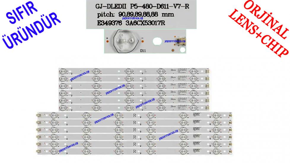 PHILIPS, 48PFK5500, 48PFK4100, BDL4830QL, LED BAR, BACKLIGHT, PANEL LEDLERİ, LB48007, LB48015, V1_00, GJ-2K15-D2P5-480-D611-V3, LED BAR, GJ-IIDLEDII, P5-480D611-V7-R,L