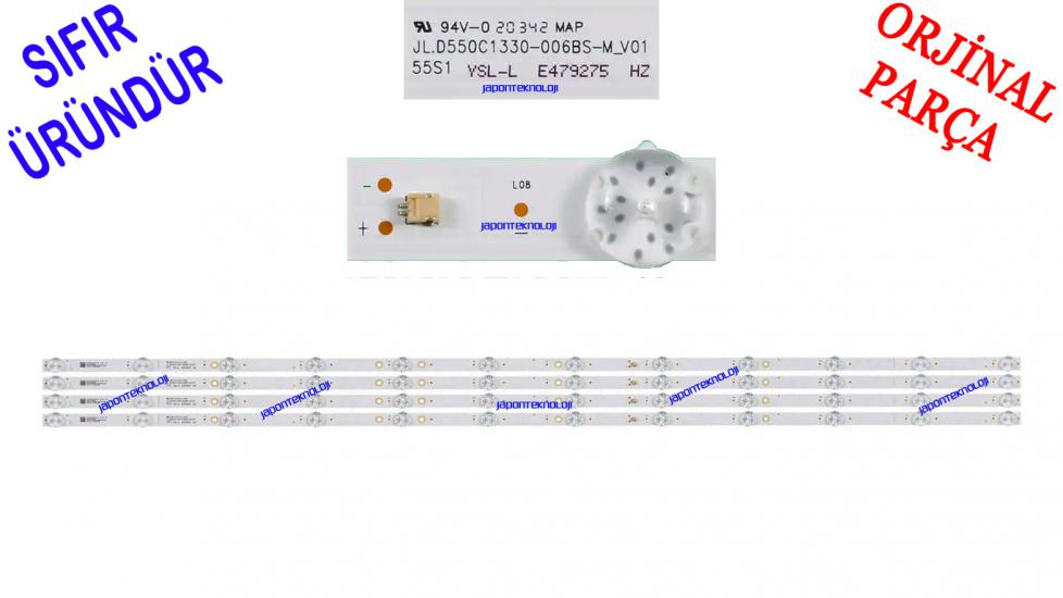 SABA, SB55F350, LED BAR, BACKLIGHT, PANEL LEDLERİ, JL.D550C1330-006BS-M_V01, LED BAR, BACKLIGHT, LE-55S1, CX550DLEDM, CX55D12-ZC62AG-04D