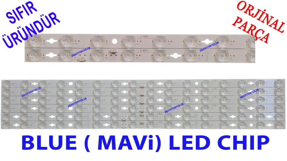 TCL, 65C728, LED BAR, BACKLIGHT, MAVİ, BLUE, GIC65LB114_3030F2.1D_V0.3_20201111, GIC65LB115_3030F2.1D_V0.3_20201111