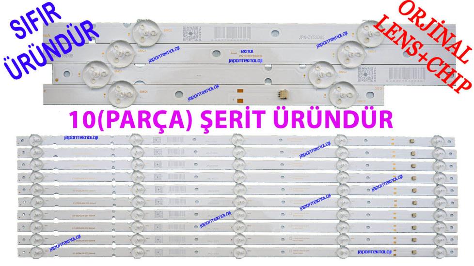 ONVO, OV55350, NORDMENDE, NM55350, LED BAR, BACKLIGHT, OV55-9000, MORİO MR55850 LED BAR, CY55D05-ZC62AG-02, 303CY550033, CY-55DN-2W-33V-33MA, HV550QUB-F84