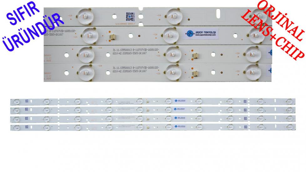 Navitech LDS-4077FHD, LD40FHD, LD-40FHD LED BAR , SJ.HZ.D3950502-2835CS-F, 1.14.FD395001, 120522000124, TH-LD395H5, V400DJ1-QS5, INNOLUX, Led Bar, Panel Ledleri