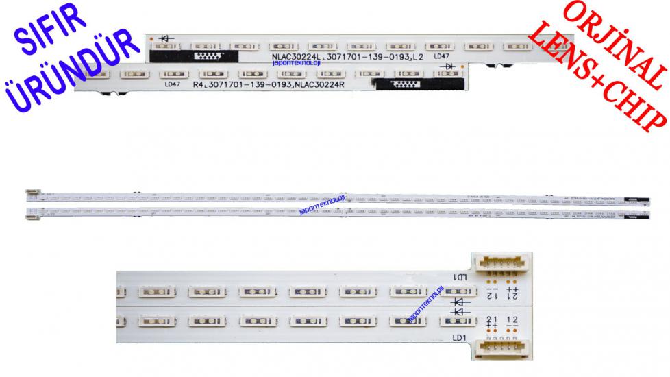 Sony KDL-47W805A, Panel Ledleri, Led Bar, 6922L-0063A, NLAC30224R, NLAC30224L, LC470EUF (FF)(P2)