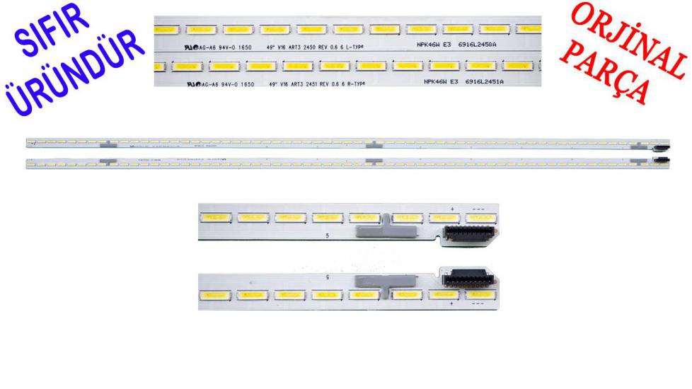 6922L-0191A, 49’’ V16 ART3 6916L2450A, 6916L2451A, LC490EQF FJ M1 LG 49UH770V LED BAR BACKLIGHT , V16 49UHD LGE LED BAR