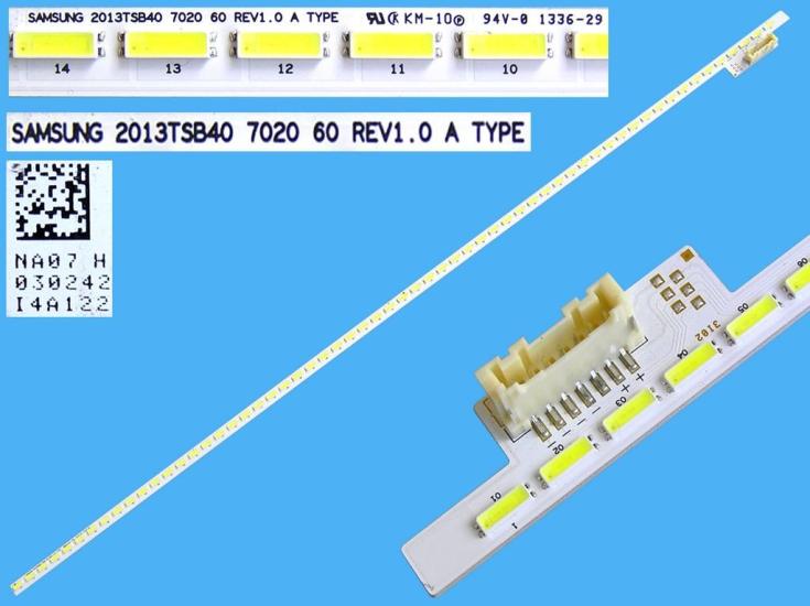 TOSHIBA 40L5333D, LED BAR, BACKLIGHT, PANEL LEDLERİ, SAMSUNG, 2013TSB40 7020 60 REV1.0 B TYPE