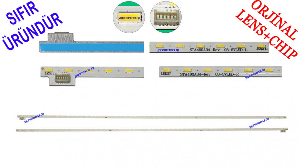 SONY, KDL-49WD755, LED BAR, BACKLIGHT, 73.49S02.D00-2-DX1 STA490A34, SONY, KDL-49WD754, KDL-49WD759, KDL-49WD752, KDL-49WD751, BACKLIGHT