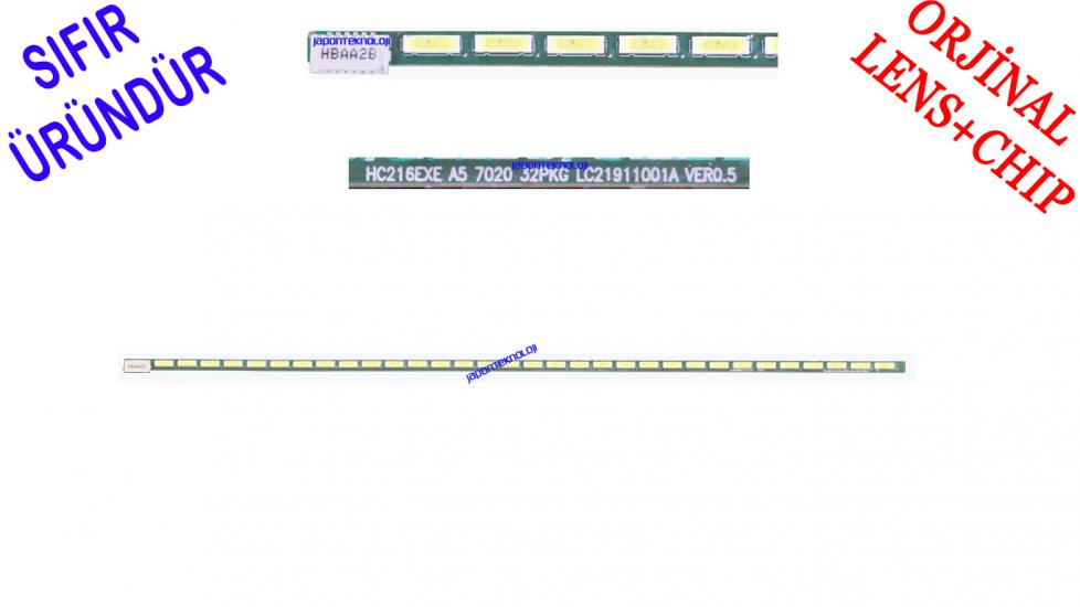 LG, 22MA33D-PZ LED BAR, BACKLIGHT, PANEL LEDLERİ, HC216EXE, A5 7020 32PKG LC21911001A VER0.6, LED BAR