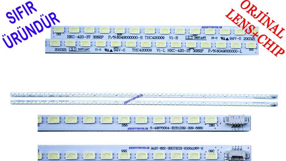 SANYO, LE106S12FM, LE106S12FA, LE106N7FM, LED BAR, HKC , HKC-420-3T , THC420009 , 6049000000-L , 6049000000-R , HK420LEDM AH27H , T420HW09 V2