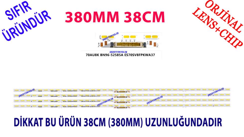 SAMSUNG, UE70BU8000UXTK, BN96-52585A, 70AU8K, ES70SV8FPKWA37, LED BAR, BACKLIGHT, 380MM, PANEL LEDLERİ