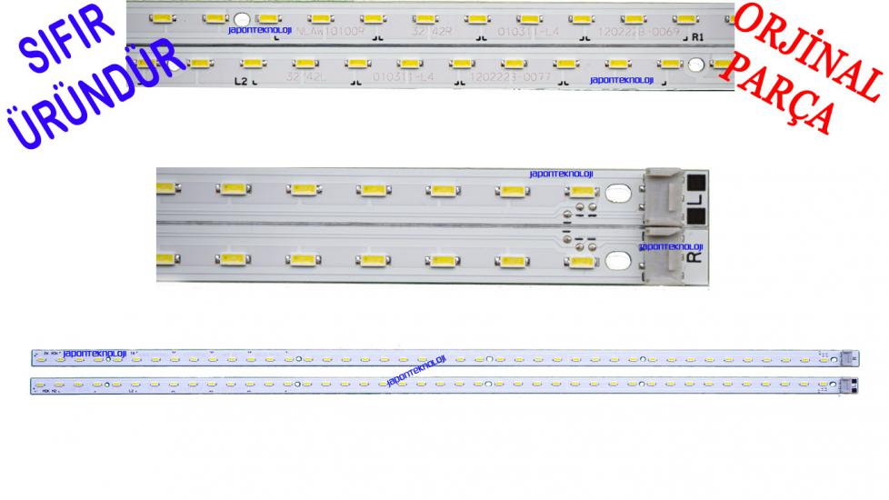 Panasonic TX-L32E30E LED BAR,  TX-L32EW30, TX-L32E31B, TX-L32E3B, TX-L32X3B, LED BAR, BACKLIGHT, 32Y42R, 32Y42L, NLAW10100R NLAW10100L