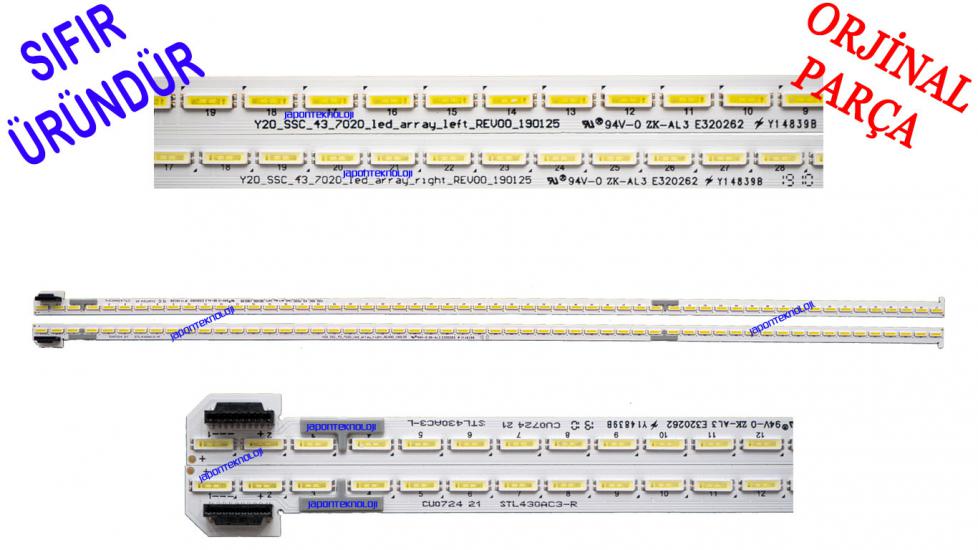 LG 43UH5F, 43UH5F-B, LED BAR, STL430AC3-R, STL430AC3-L, Y20_43_7020 LCD_Array_LEFT, Y20_43_7020 LCD_Array_RIGHT