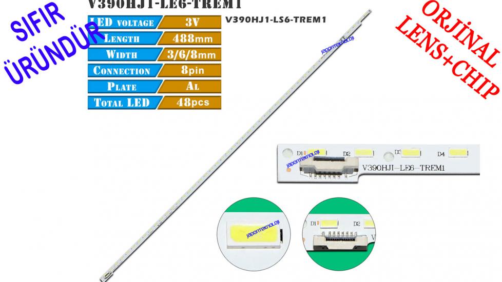 V390HJ1-LE6-TREM1, LED BAR BACKLIGHT, 48LED, 490MM, 49CM