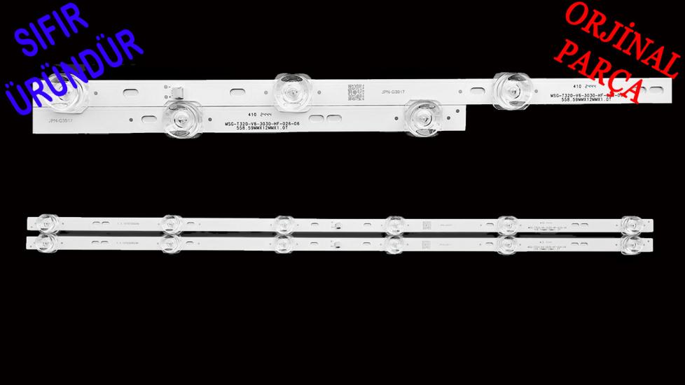 Redline, M-32, MR-32, LED BAR, 6V, MSG-T320-V6-3030-XYH-026-06 558.59MM*12MM*1.0T, 1.3.10703200266, TV, LED BAR, 6VOLT