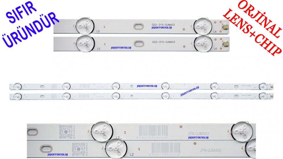 dijitsu DJTV32 LED BAR, D22-315-GJMA03, FIVO, FV32, LED BAR, P0005 V0 2018-02-24, 150-155LM, LSC320AN12, 110.32H600029, DİJİTSU DJTV32 LED BAR ,