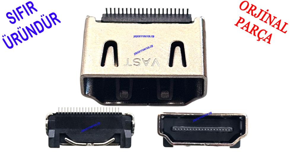 VESTEL, TİPİ, HDMI, SOKET, TELEVİZYON, DİK, ORJİNAL, DİK, HDMİ SOKET, 19PIN