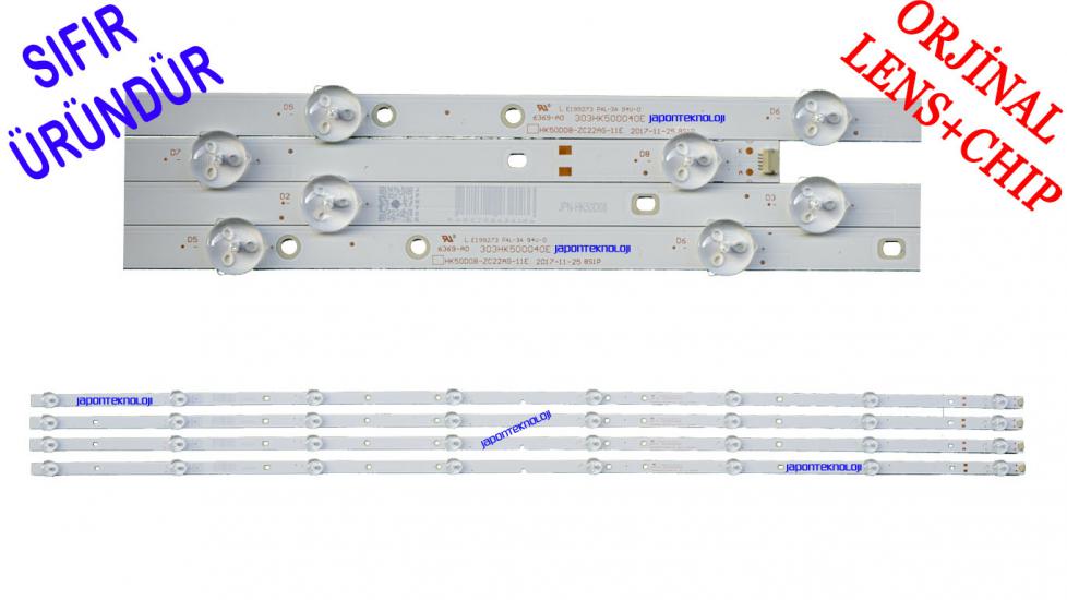 PROFİLO, 50PA305E, 50PA505E, LED BAR, HK50D08-ZC22AG-11E, 303HK500040E, 06-50F6-4X8-3030-0D35-180704