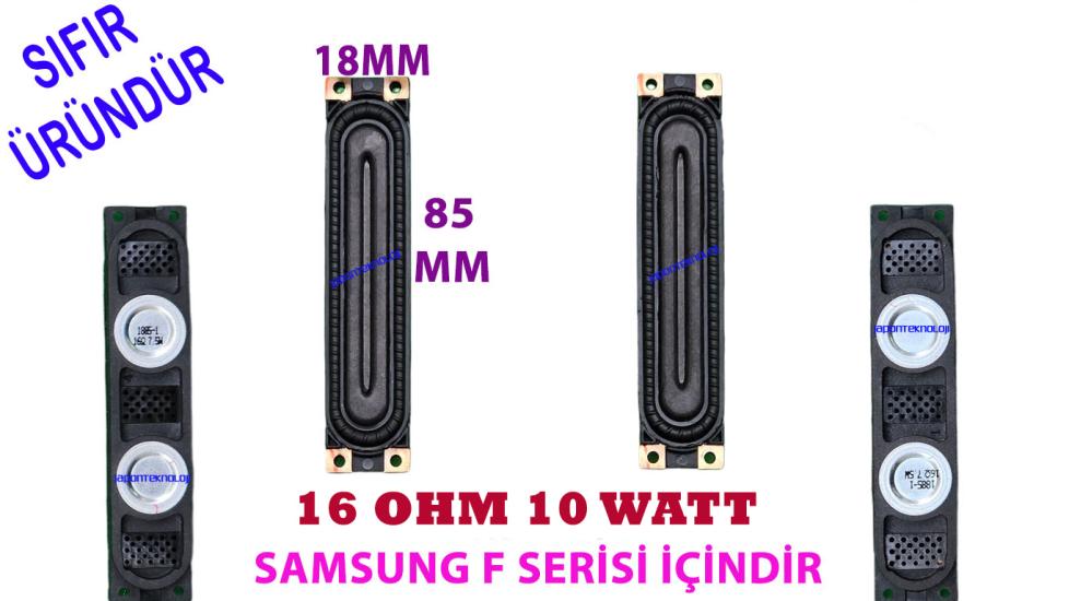 SAMSUNG, LED, TV, F SERİSİ, HOPARLÖR, SPEKAER, İNCE, BN96-25565A, BN96-25565B, BN96-25565C, BN96-25565D, BN96-25565E, 85MM-18MM-12MM, 16OHM, 10WATT