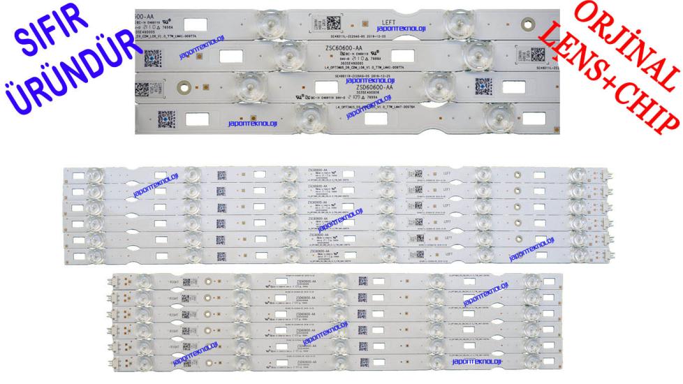 Arçelik, A49A950A, A49A955A, A49B970A LED BAR, Beko, B49B970A, B49A955A, B49A950A, LED BAR, Grundig, 49GEU8955B, 49GEU8950B, 49GEU8965B, 49GFU8960B, 49GFU8965B, 49VLX777LDL, 49GEU890, LED BAR, SE49D11