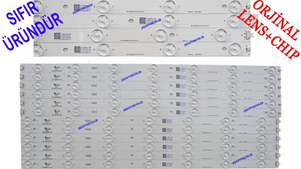 SABA, 55CHN6464, LED BAR, BACKLIGHT, PANEL LEDLERİ, RF-AD550E32-0701R-02 A1, RF-AD55E32-0701L-02 A1, LED BAR