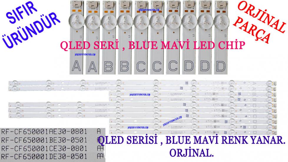 VESTEL 65Q9900 LED BAR, REGAL 65R854UQ LED BAR, RF-CF650001AE30-0801, RF-CF650001CE30-0801, RF-CF650001DE30-0501, RF-CF650001BE30-0501