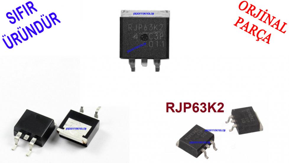 RJP63K2,  RJP63K2DPE, TO-263, 45A, 600V, 140W, N-CHANNEL, IGBT, TRANSISTOR