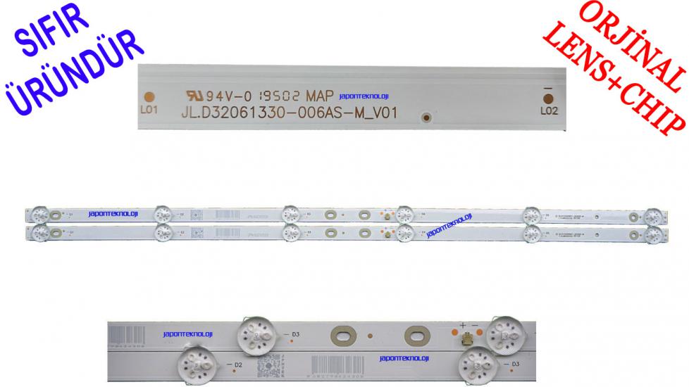 SABA, SB32F150, LED BAR, JL.D32061330-006AS-M_V01 , BACKLIGHT, 6 LED , 572MM , 36V, JL.D32061330-006GS-M_V01