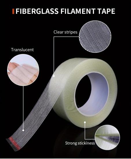 LİFLİ BANT, LİFLİ FLAMENT BANT, Fibrous Flament Tape, 30MM, 3CM, 50METRE
