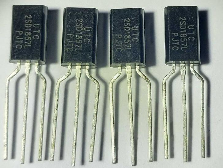 2SD1857, TRANSISTOR NPN 120V 2A TO-92NL, 2SD1857L , 4ADET , 4PCS