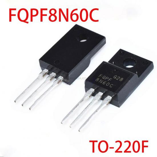 FQPF8N60C, 8N60 Trans Mosfet N-Channel 600 V, 7.5 A, 1.2 Ω, TO-220F, FQPF8N60C:Power MOSFET