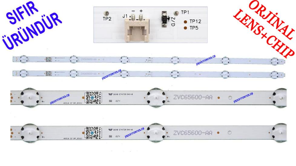 ARCELIK, LED BAR, BACKLIGHT, A32L5751D, 32L6760, 32LE6730BP, 32LE6525B, 32GFB6722, 32GFB6728, 32VLE6730BP, Munich 32CLE6745AP, A32L67525B, B32L67525B, B32L67525W, A32L67525W, 32VLE5730BN, Dortmund 32C