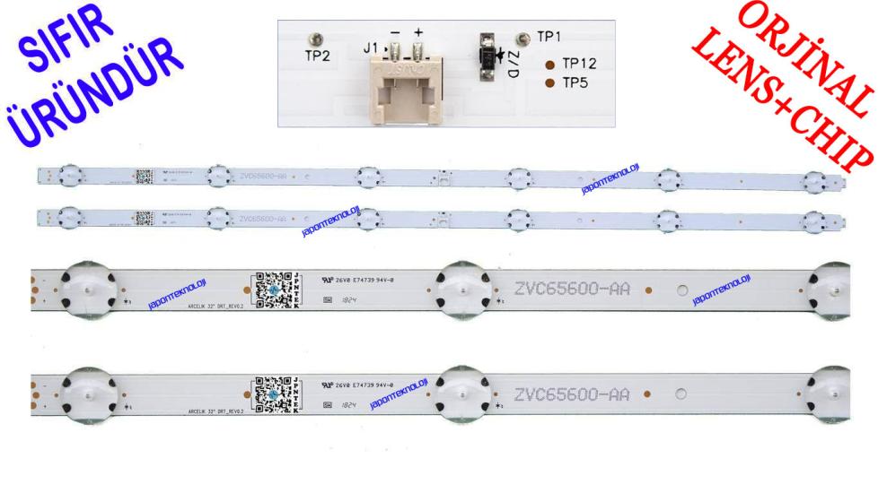 ARCELIK, LED BAR, BACKLIGHT, 32LE6730BP, 32LE6525B, 32GFB6722, 32GFB6728, 32VLE6730BP, Munich 32CLE6745AP, A32L67525B, B32L67525B, B32L67525W, A32L67525W, 32VLE5730BN, Dortmund 32CLE5745, LED