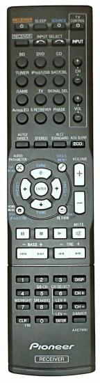 Pioneer Alıcı Uzaktan Kumanda - Siyah (AXD7690) orjinal ev sinema sistemi kumandası