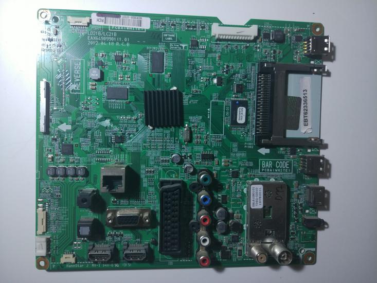 EAX64909901 (1.0), EBT62058344, EAX64909901, LD21B/LC21B, LG 32LM611S-ZA, Main Board, Ana Kart, LG Display